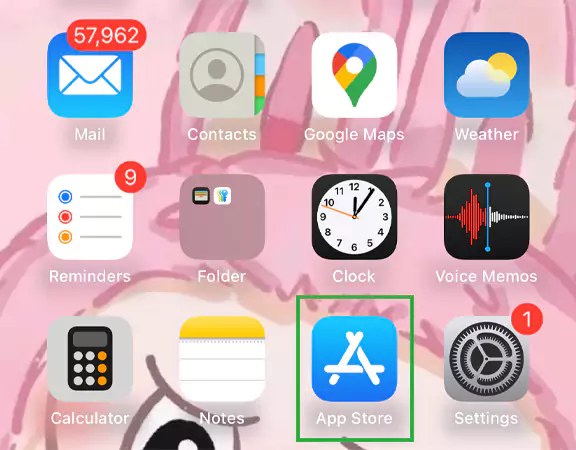 Go to the App Store
