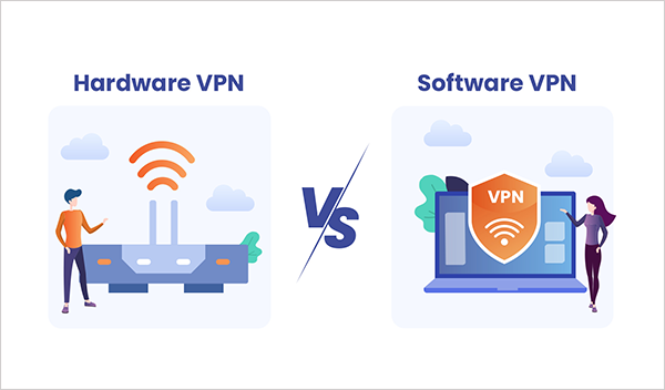 Difference between hardware VPN and software VPN security