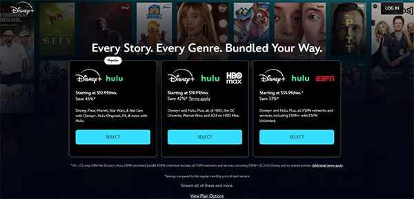 Disney Homepage