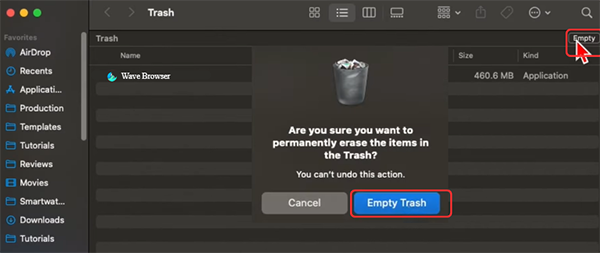 Empty Trash