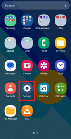 Uninstall Wave Browser on Android