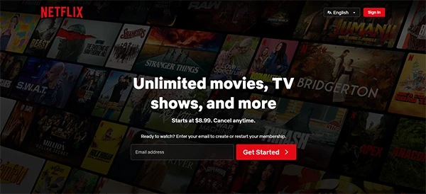 Netflix Homepage