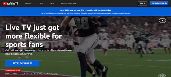 YouTube TV