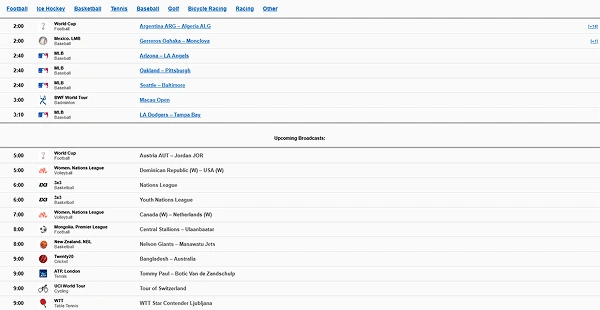 websites like firstrowsports